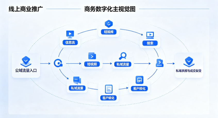 北湖区线上商业推广怎么做？全域流量闭环搭建与低成本转化实战指南